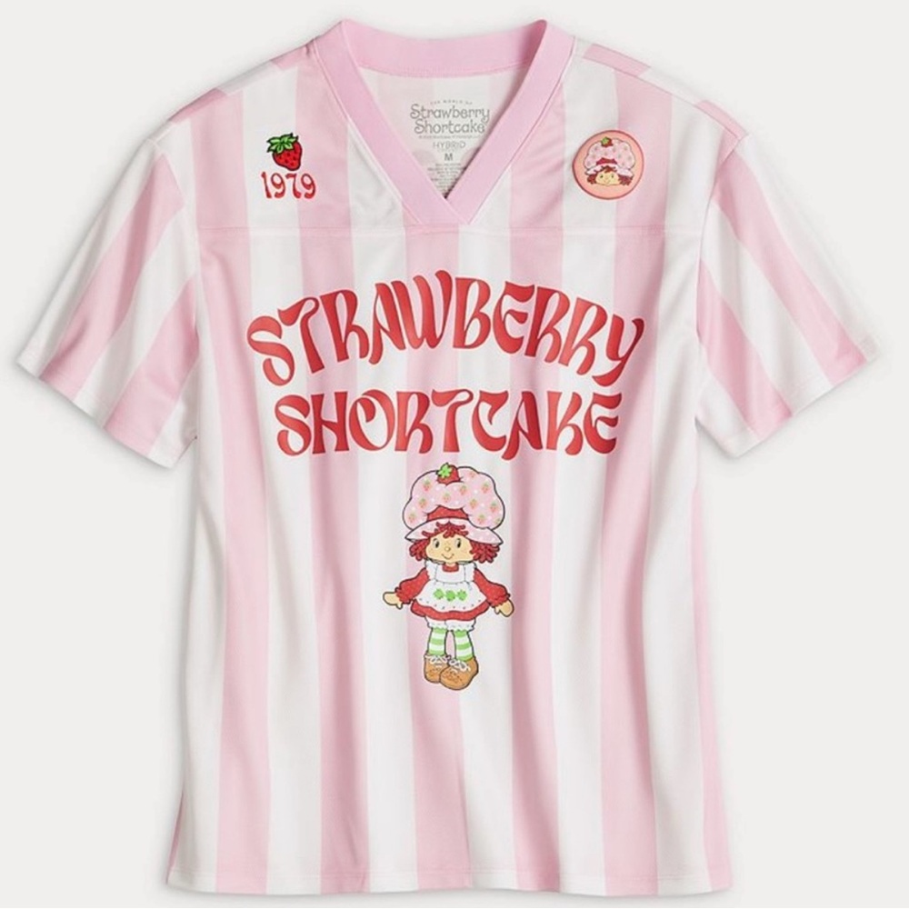 Strawberry Shortcake “Life is Sweet” Soccer Jersey- New